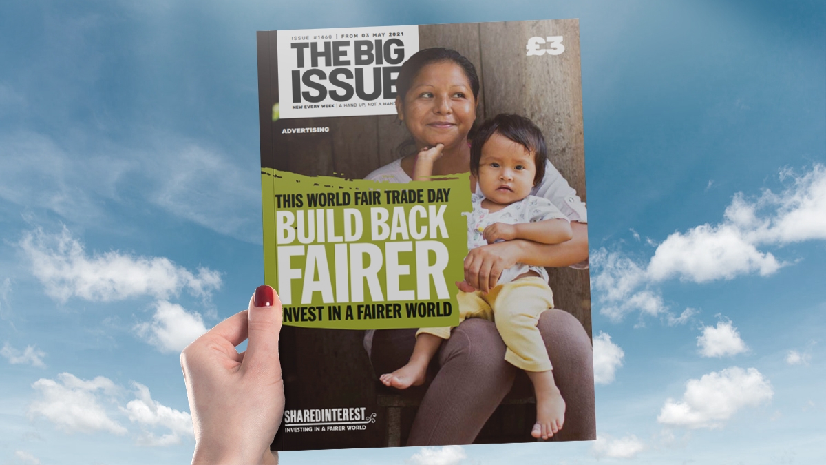Big Issue cover wrap